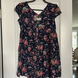 Ralph Lauren Denim & Supply Floral Babydoll dress w/pockets SZ: MD